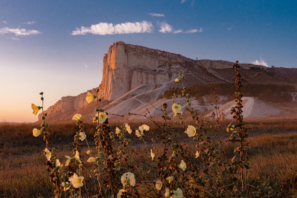 Закат у Белой скалы