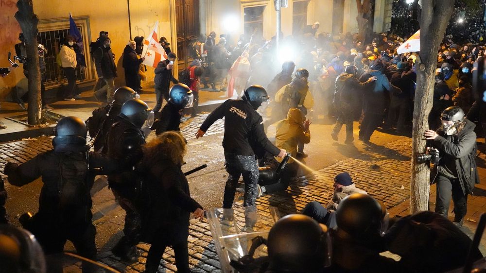 Dispersal of a protest