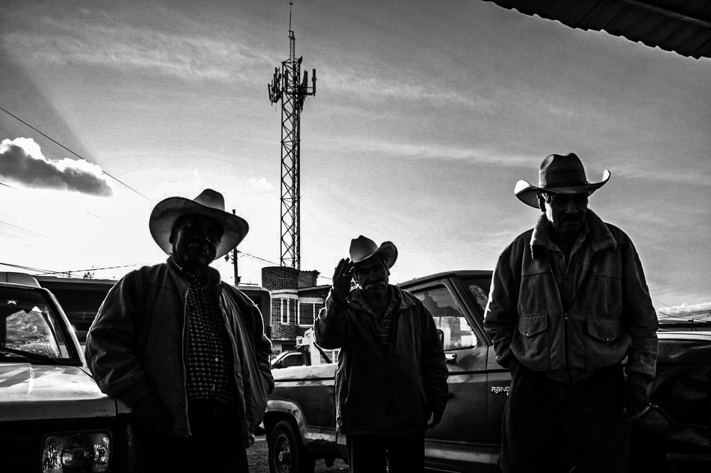 Rancheros al atardecer