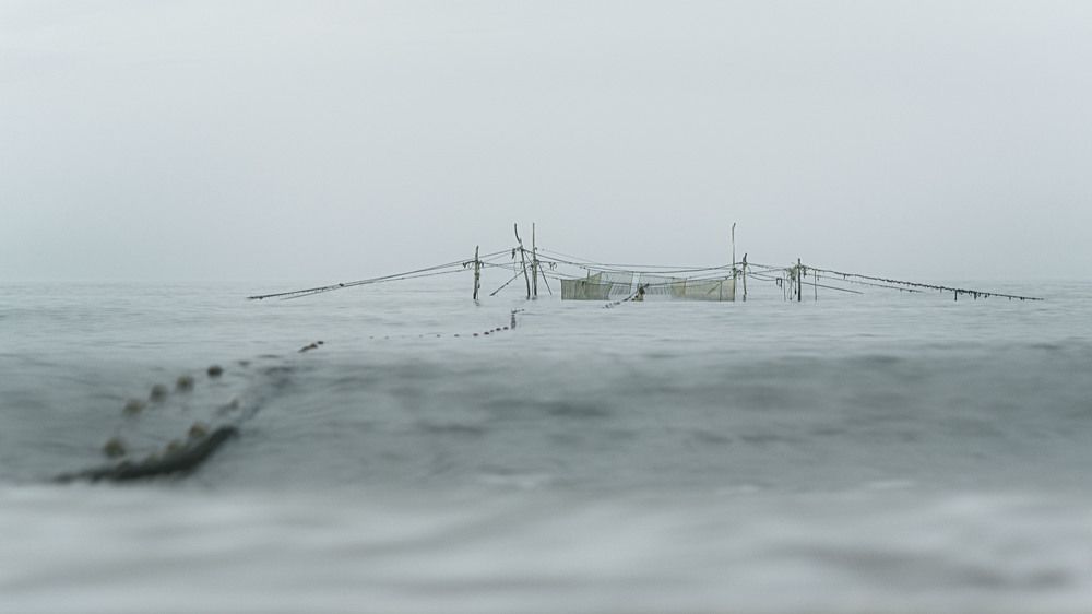 Серия работ: "Настроение - импрессионизм. Теплый вечер осеннего побережья"