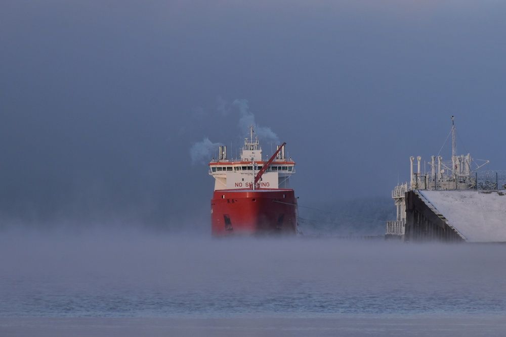 Туман на Енисее