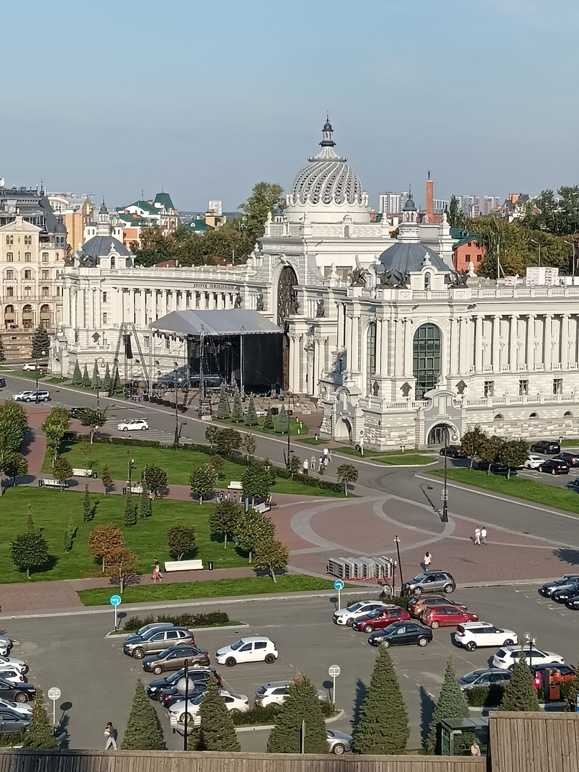 Казань. Вид на Дворец земледельцев
