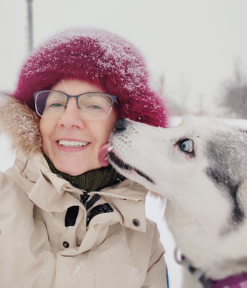 Снежный поцелуй.