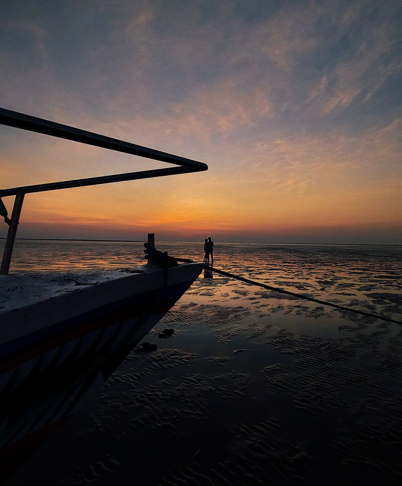 "Where the sky kisses the water."
