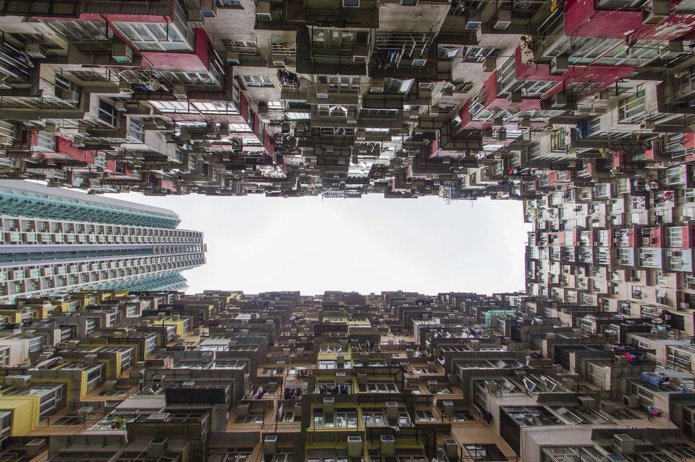 Внутренние дворы Гонконга