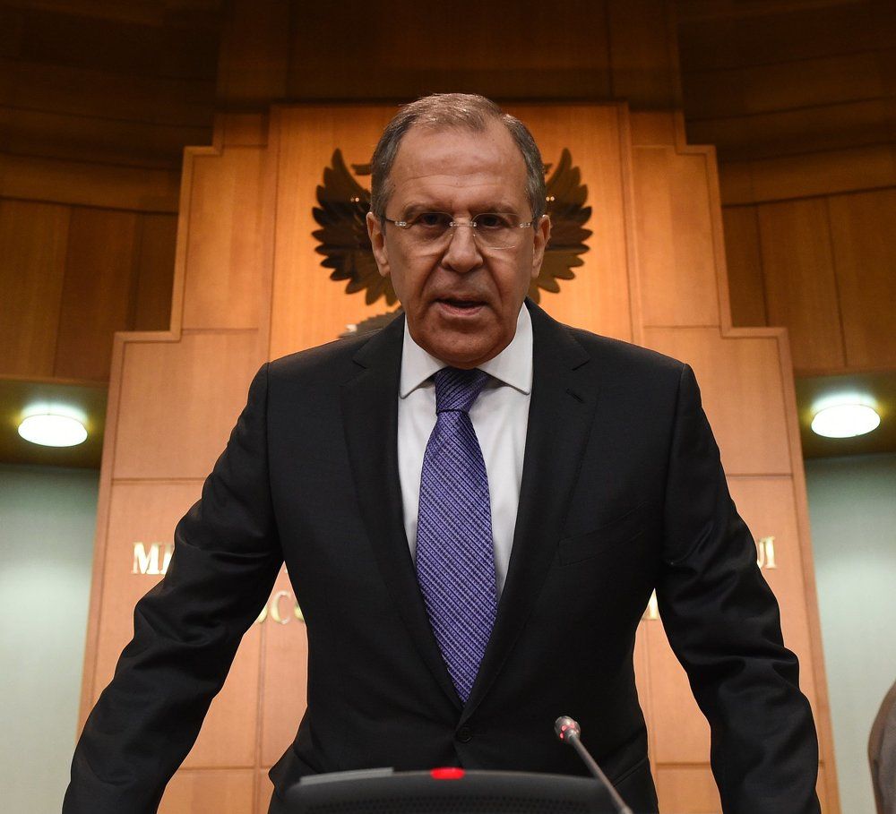 Министр МИД России С. Лавров