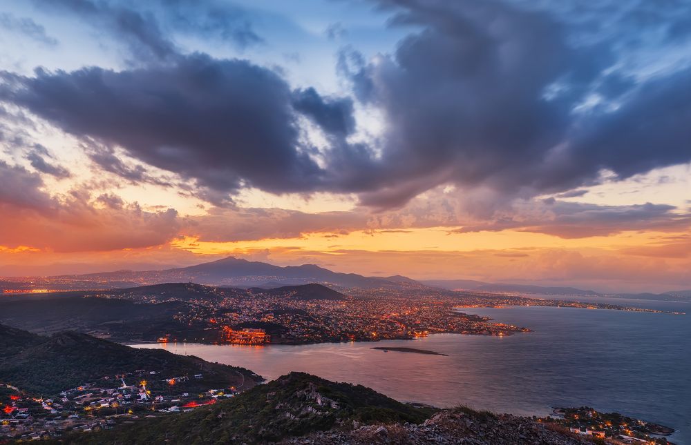 Вечерние огни Аттики