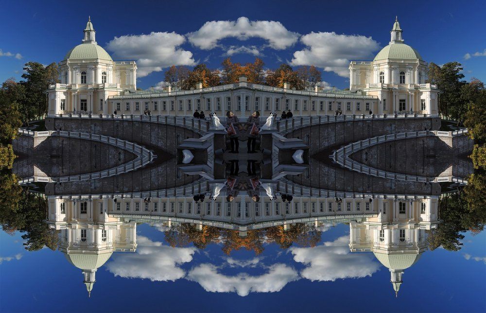 Санкт Петербург Ораниенбаум часть Большого Меншиковского Дворца серия Отражения