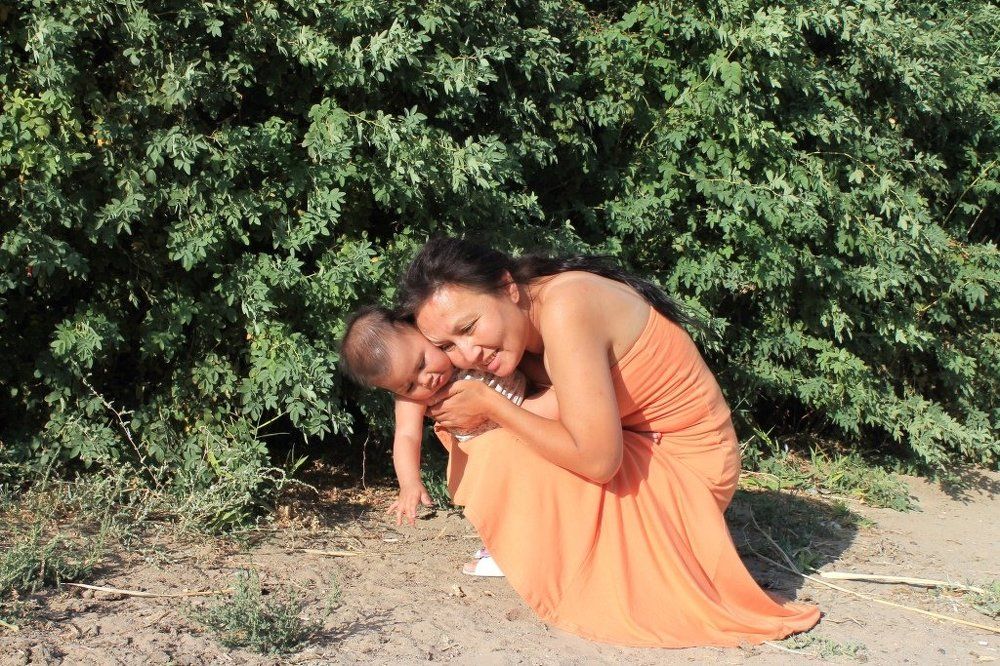 мама с ребенком