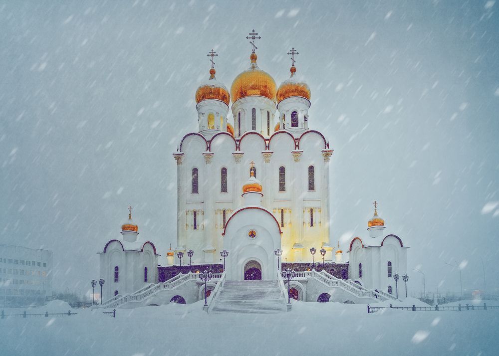 Holy Trinity Cathedral in Magadan
