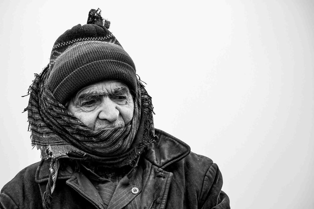 He is cold