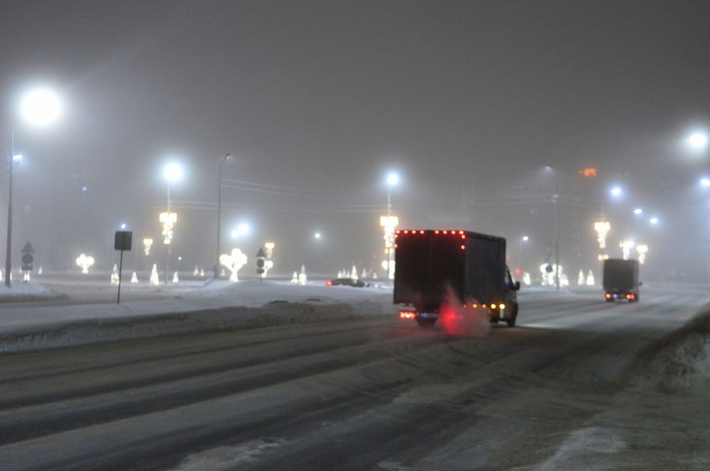 Туман, изморозь