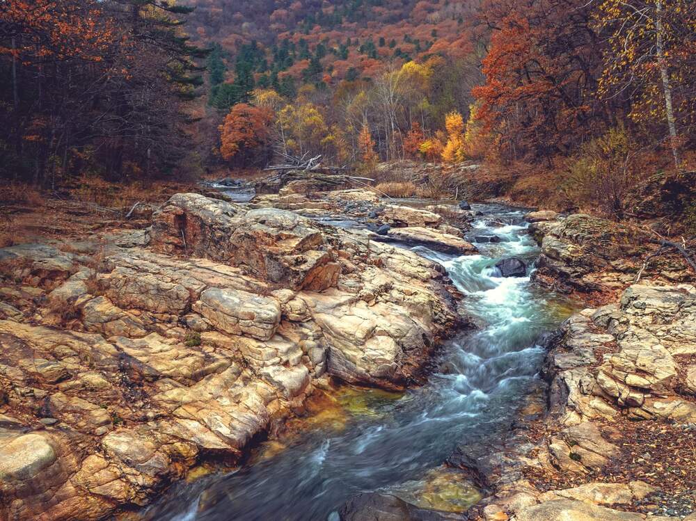 Таёжная река.