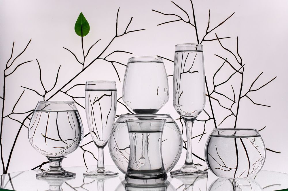 Зелёный лист.