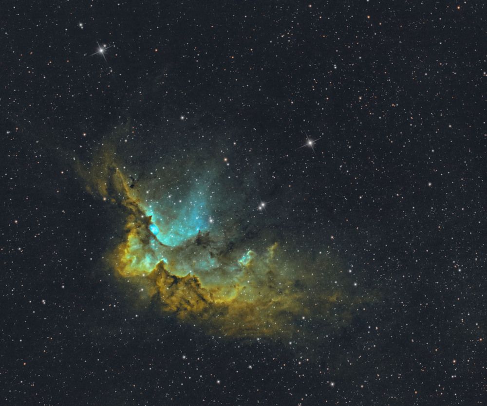 Туманность Волшебник NGC 7380