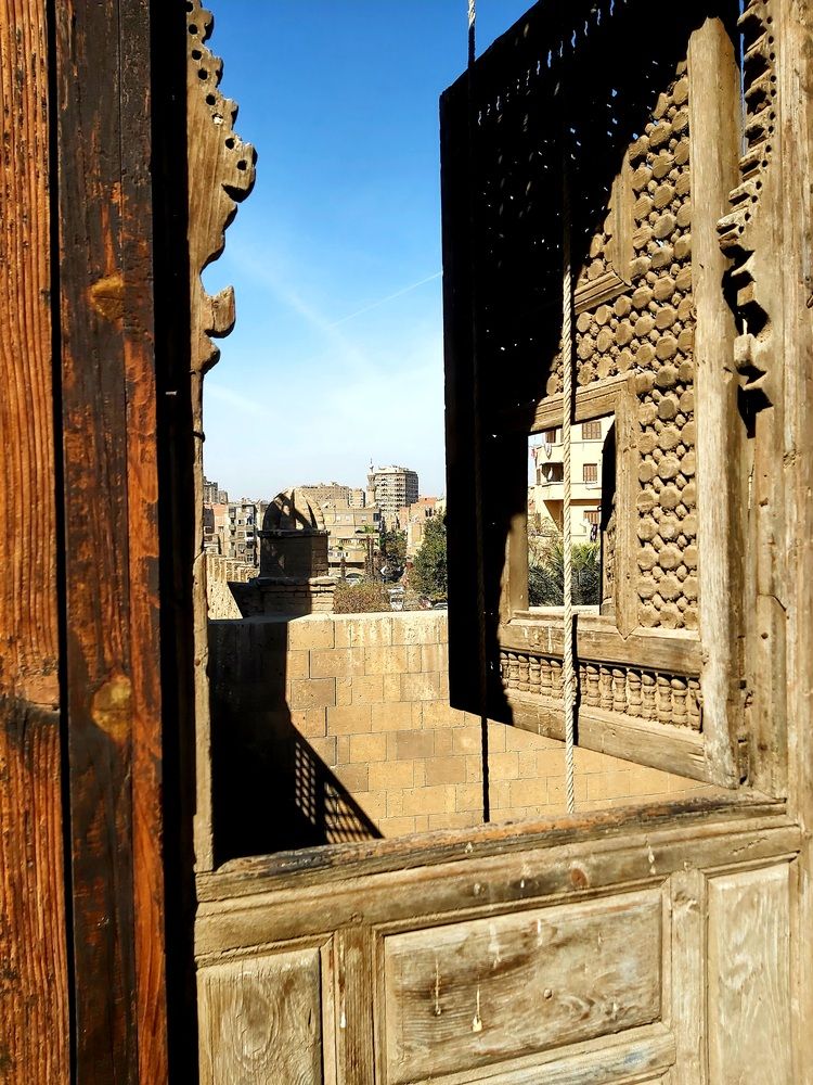 Window in the roof of  gayer-anderson museum Egypt