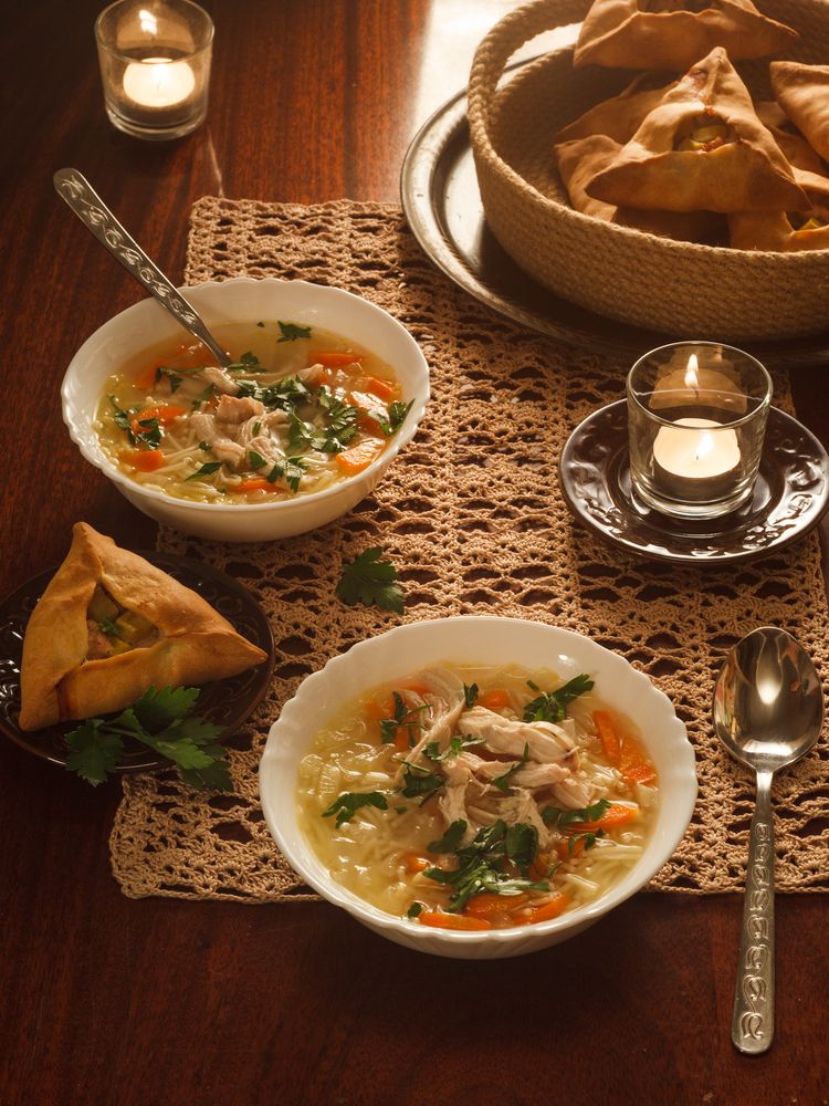 Ужин в традициях башкирской кухни