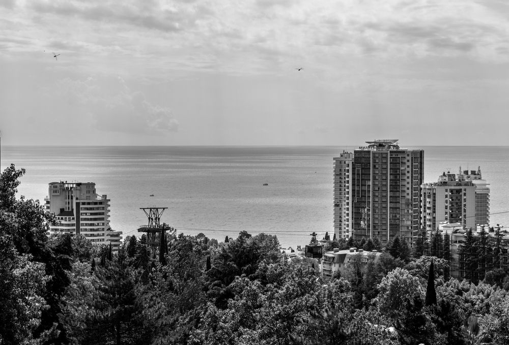 Сочи в черно белом