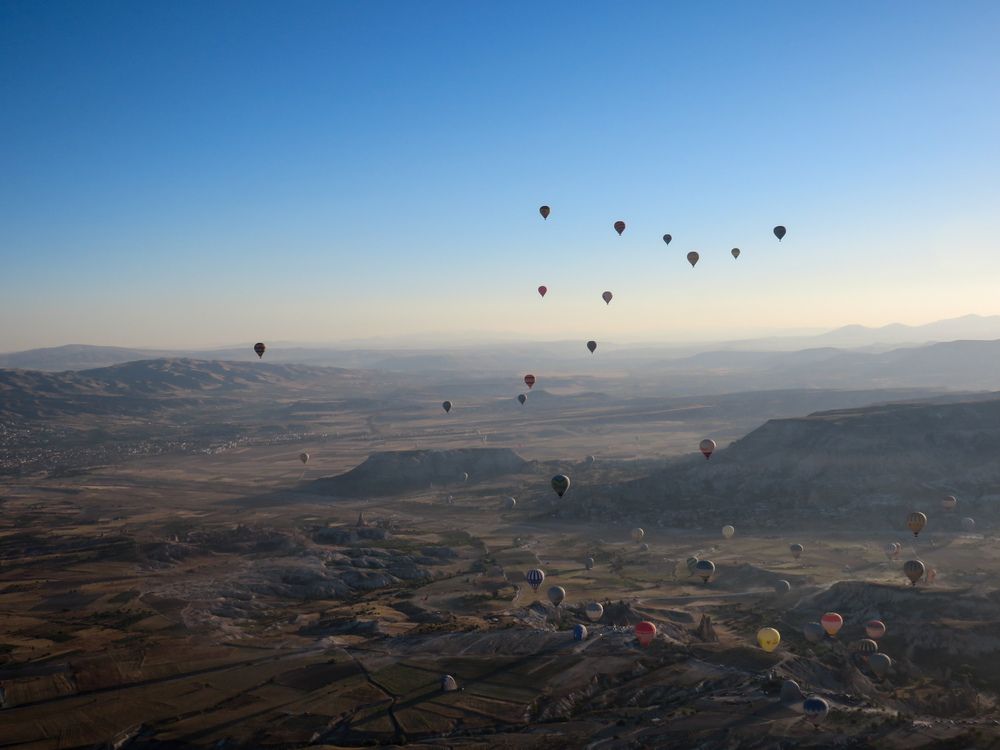 Hot Air Balloons in the Sky (Cappadocia)
