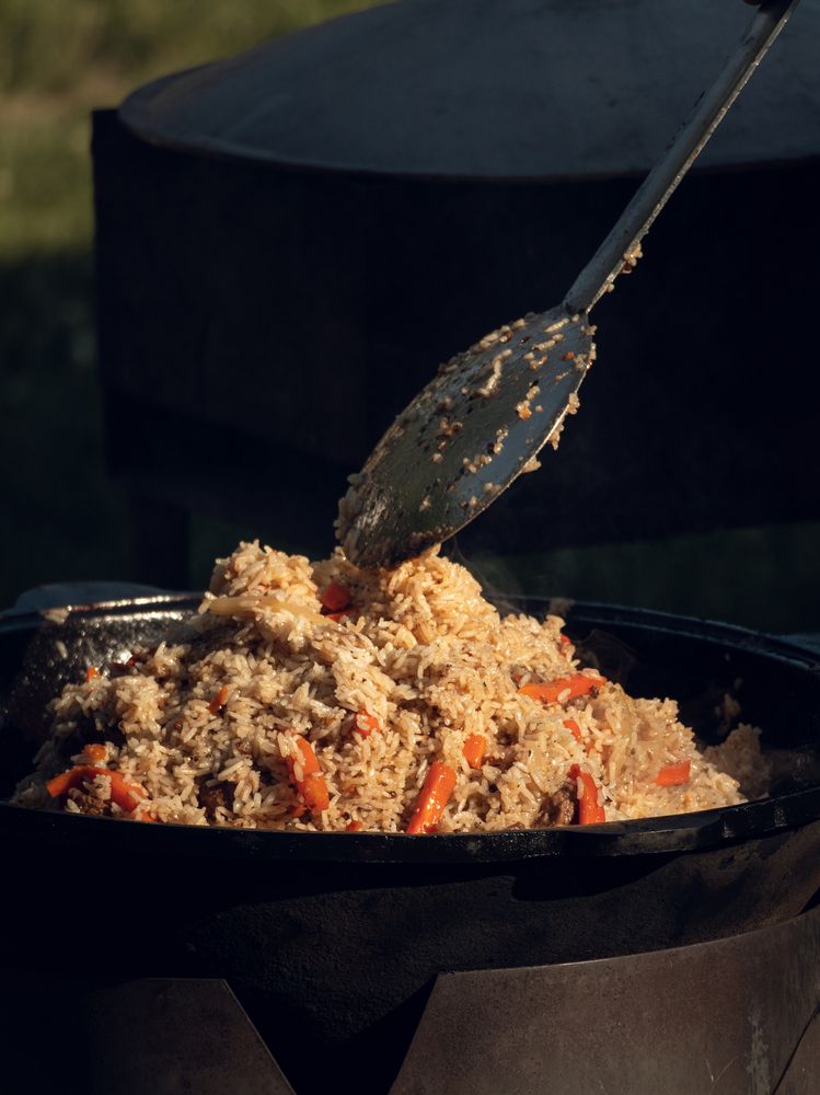 Ужин на пленере