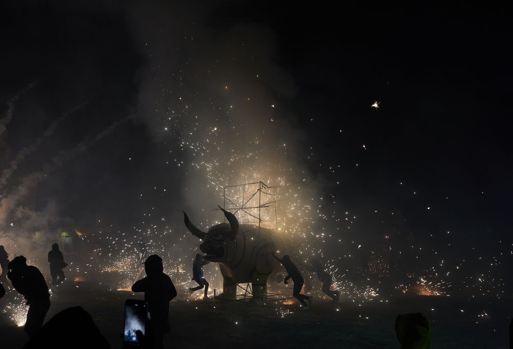 toro de fuego