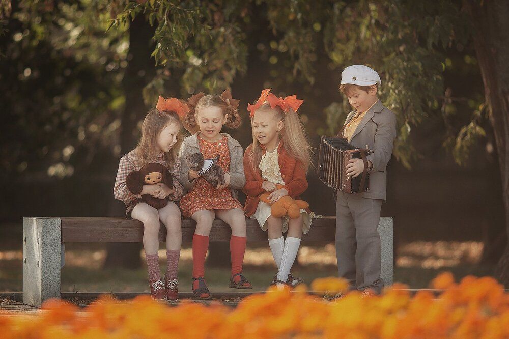 Девчонки полюбили гармониста