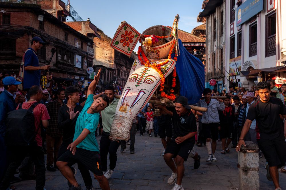 Indra jatra festival of bhaktapur