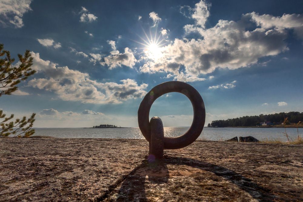 Место швартовки торговых судов в 17 веке.