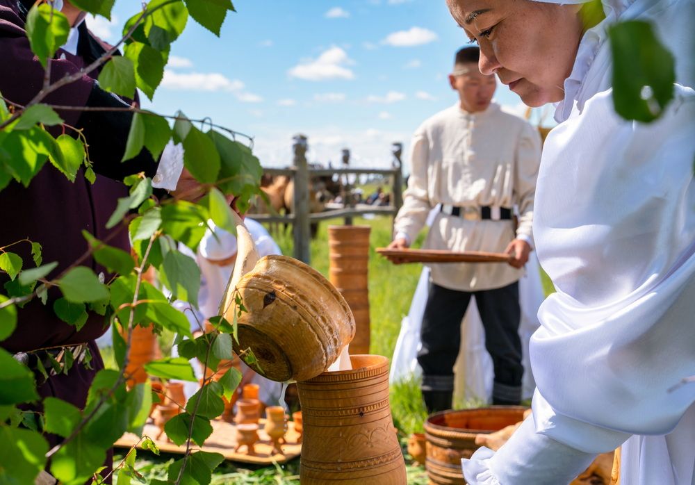 Освященный благословением кумыс