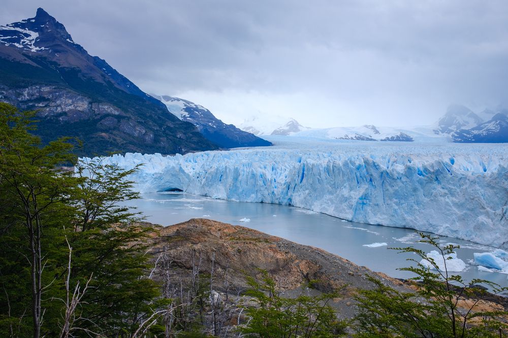 Голубой лёд ледника Перито-Морено
