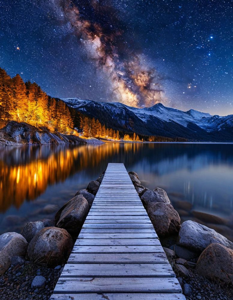 Вид на Млечный путь