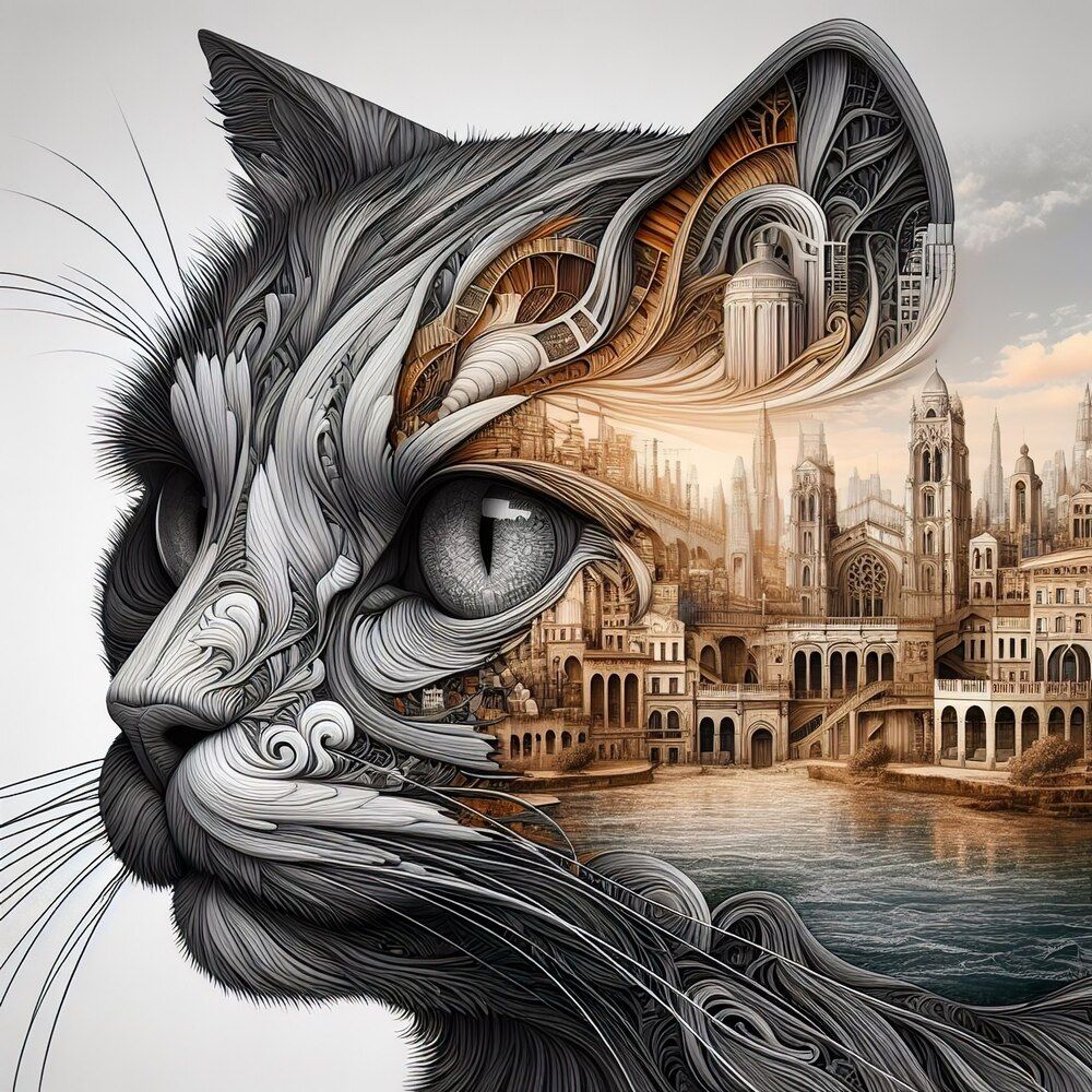 The city through the eyes of a cat