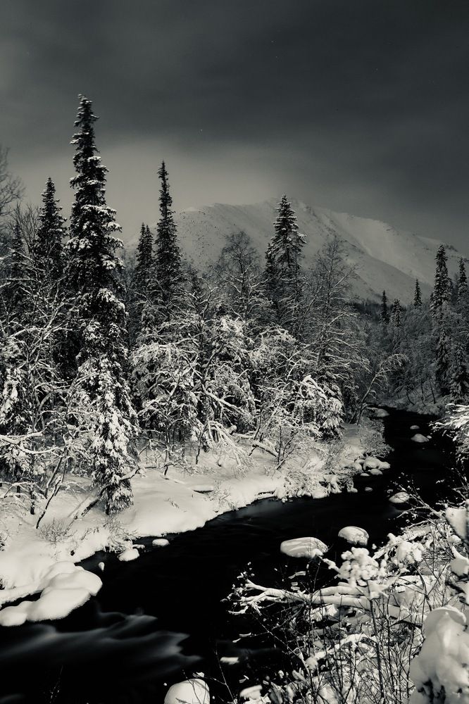 Хибины зимой