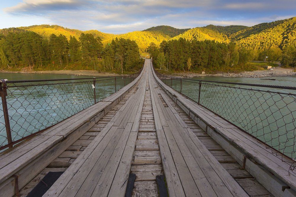 Слуга человеку,старый мост.