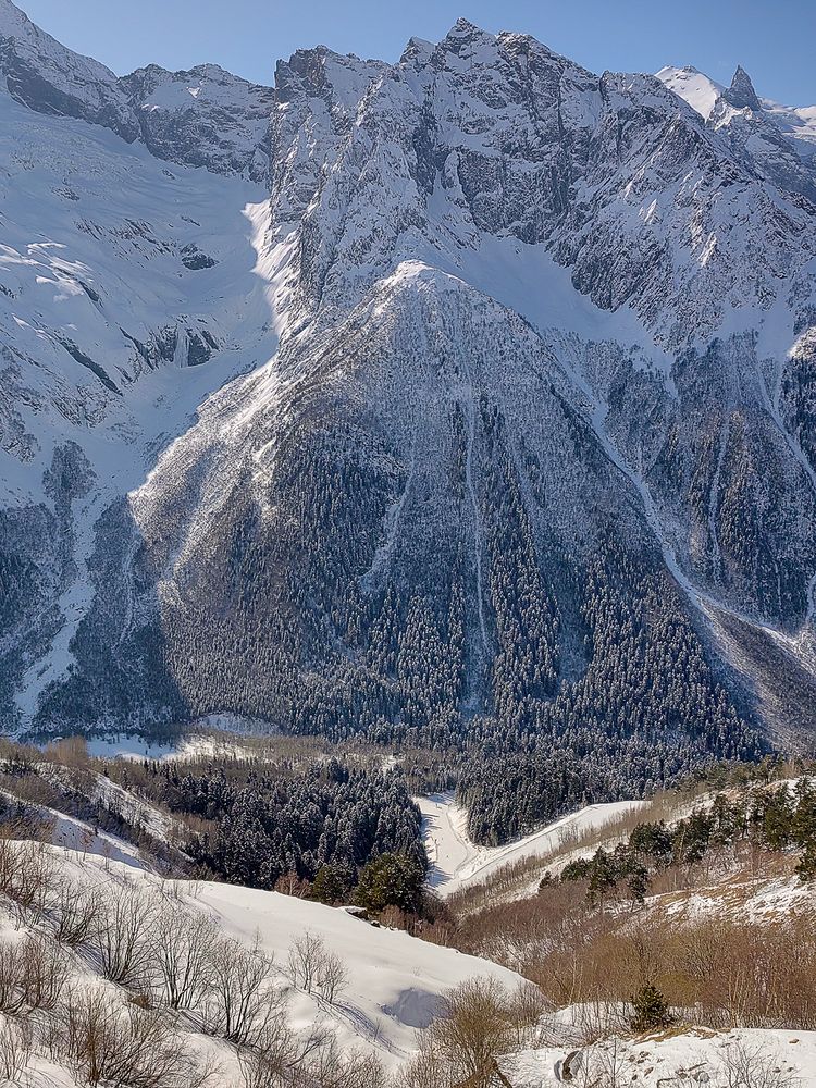 Зимний Домбай