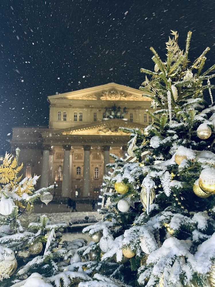 Новый год возле Большого театра