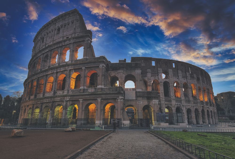 Sunrise at the Colosseum
