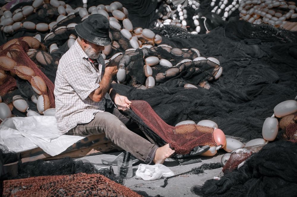 The talk of the fisherman and the net