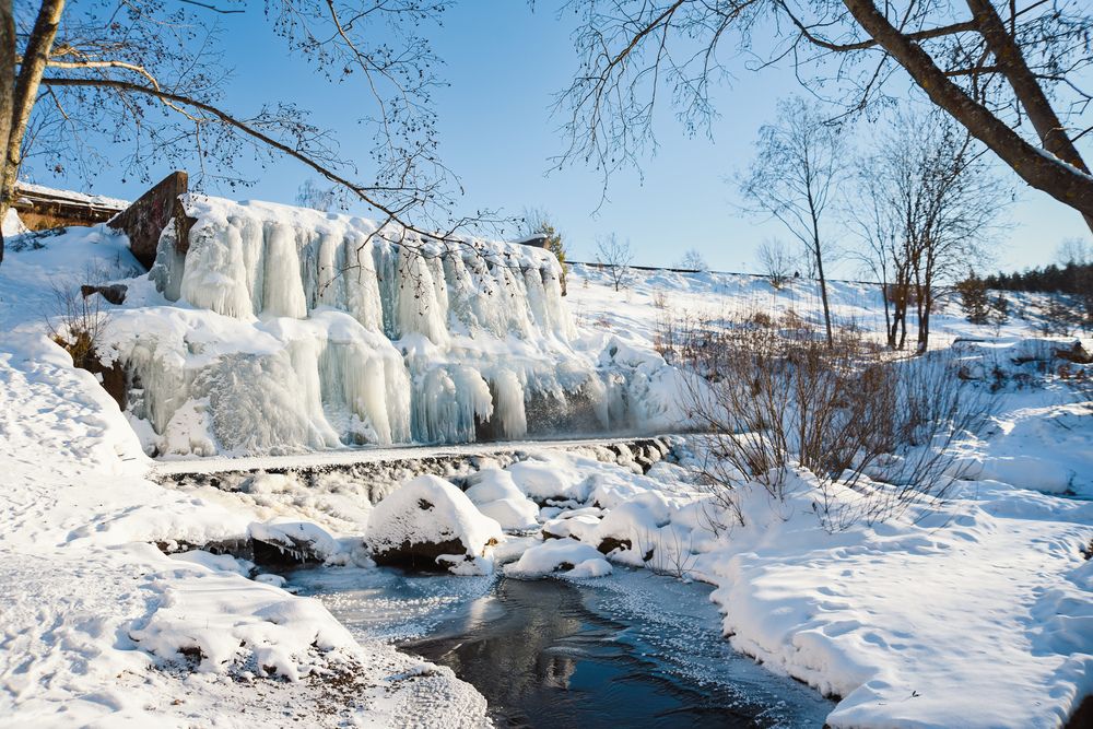ледяной водопад