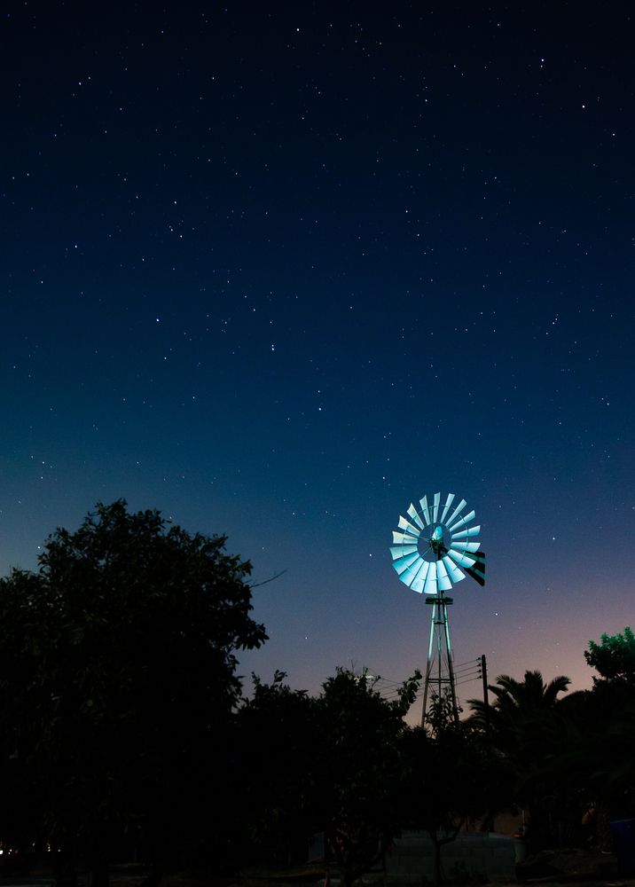 Кипр. Звёздная ночь.