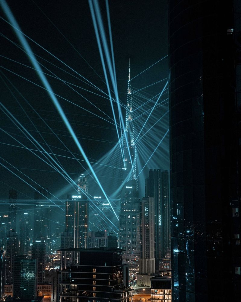 Burj Khalifa 2023 New Year’s Eve Light Show
