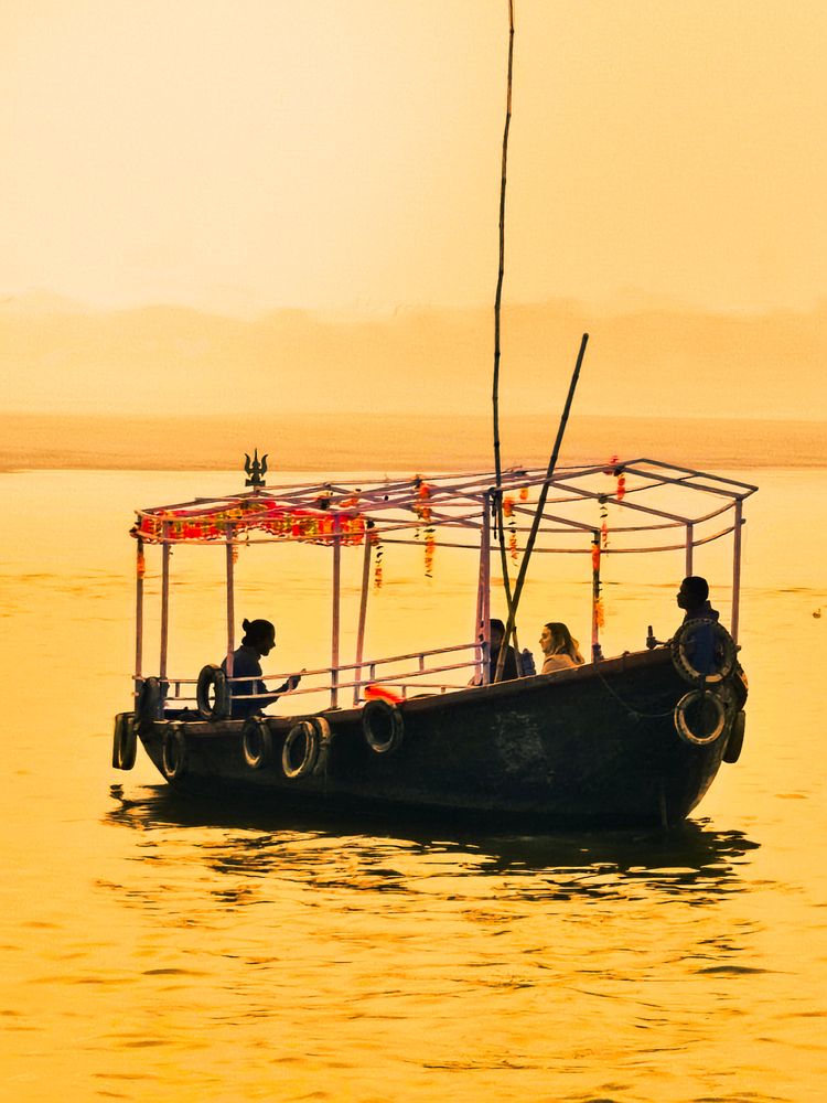 Serenity Afloat: A Cultural Voyage at Sunset