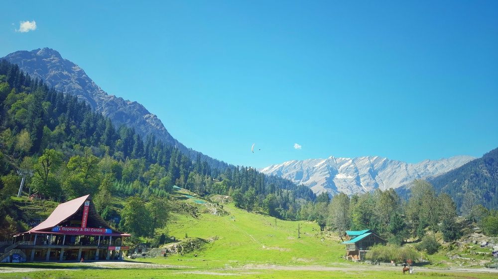 Life under the mountain.