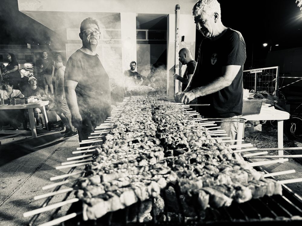 Fish day in Greece