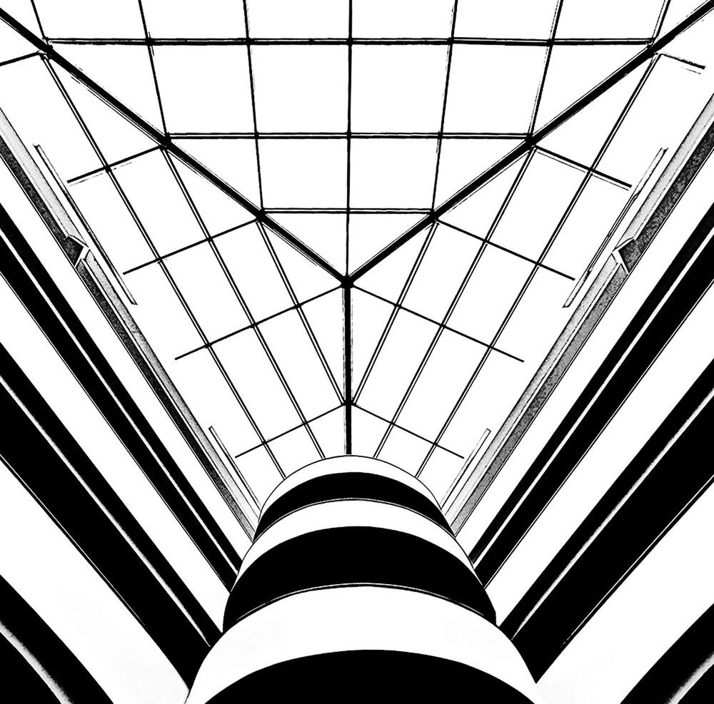 Plafond van een hotel in Albufera in Portugal