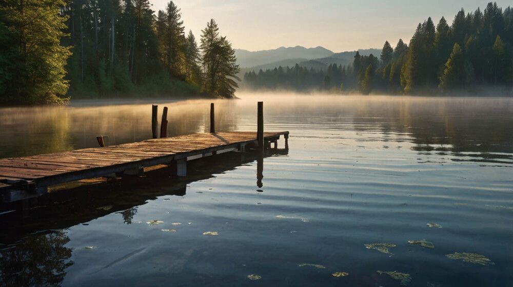 Туманное отражение. Misty Reflections