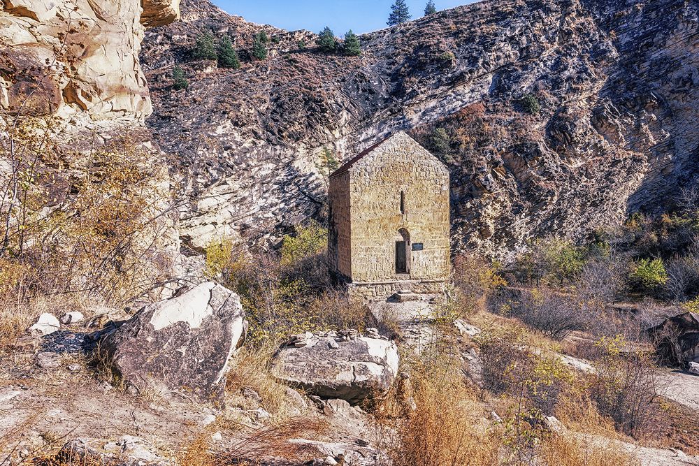 Христианский храм Датуна, республика Дагестан.