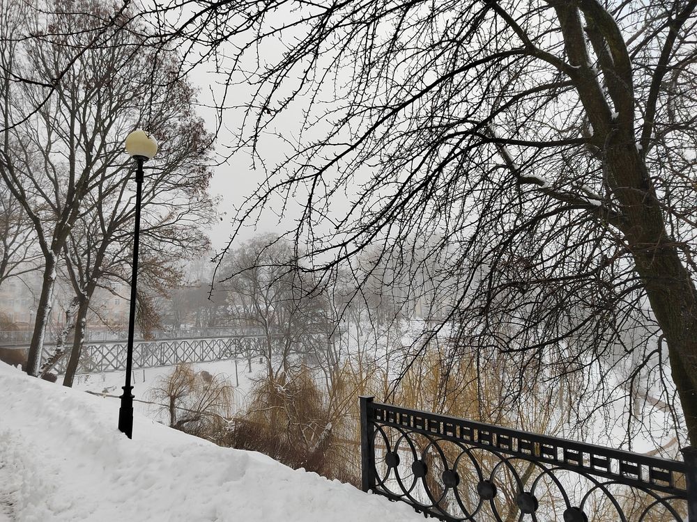 Winter. Gomel Park