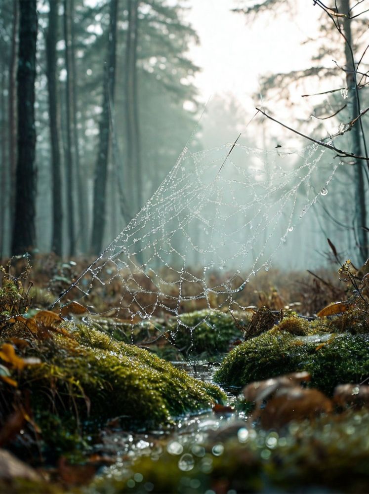 Осенняя паутинка