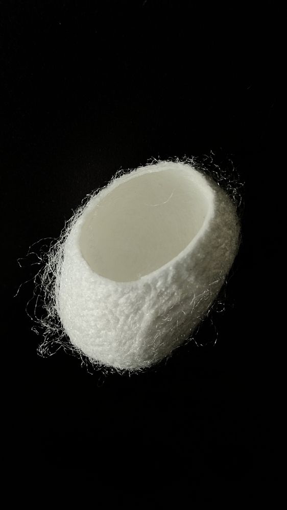 Кокон тутового шелкопряда